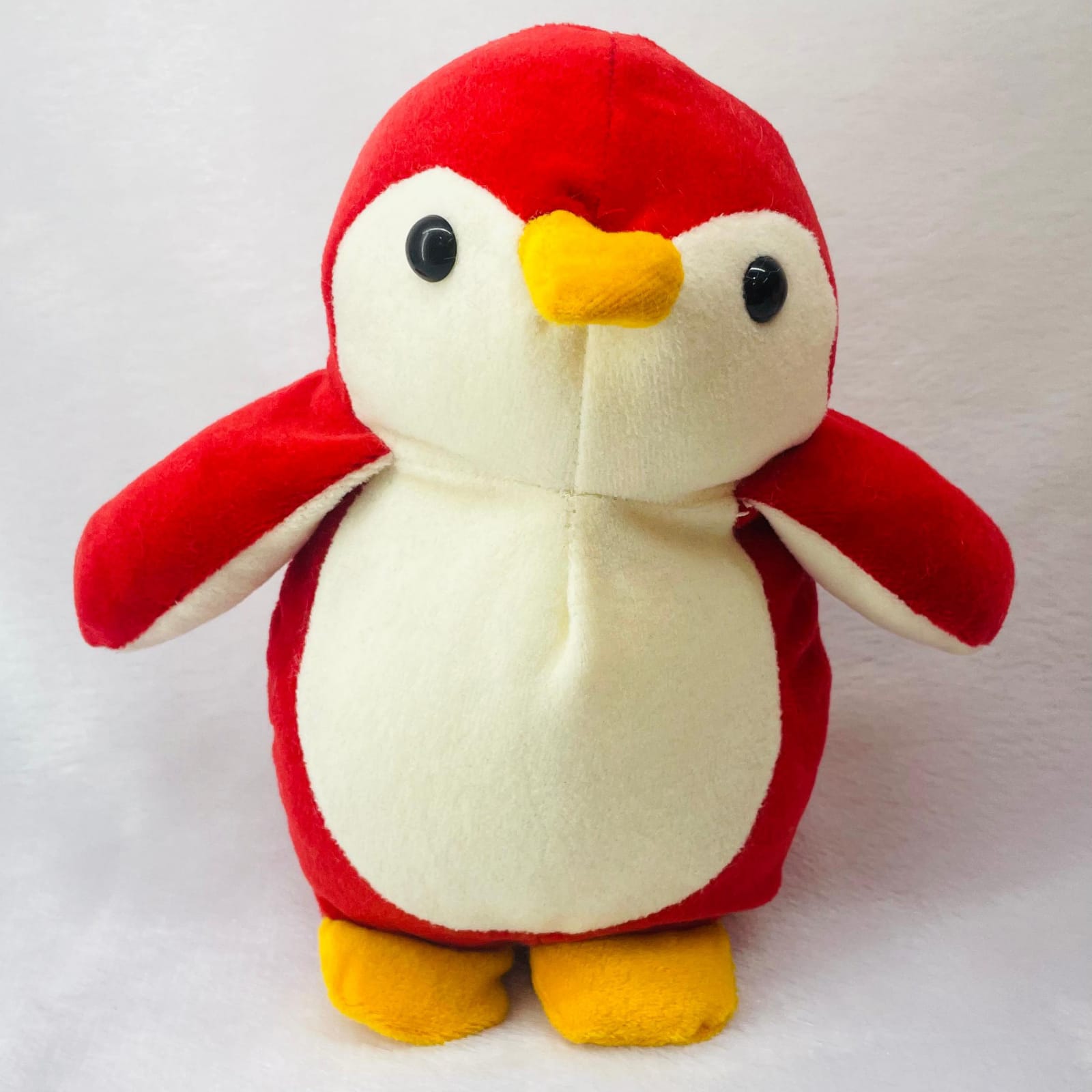 Toyingly Cute Red Baby Penguin Soft Stuffed Toy